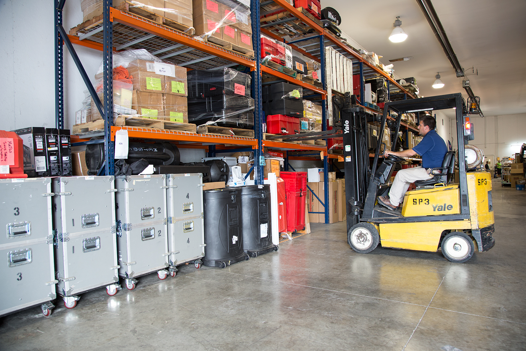 warehouse forklift